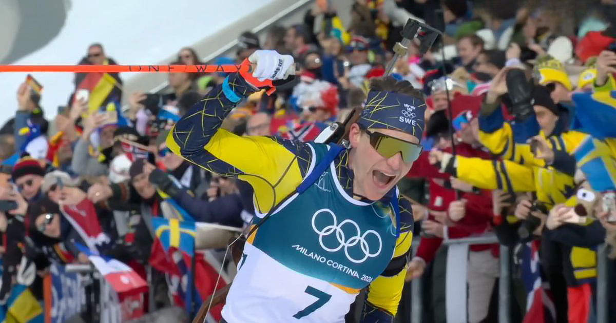 Первое золото шведов в биатлоне