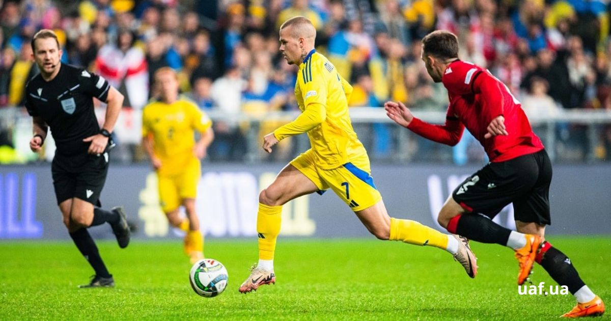 Mudryk was the best on the pitch in the match against Georgia