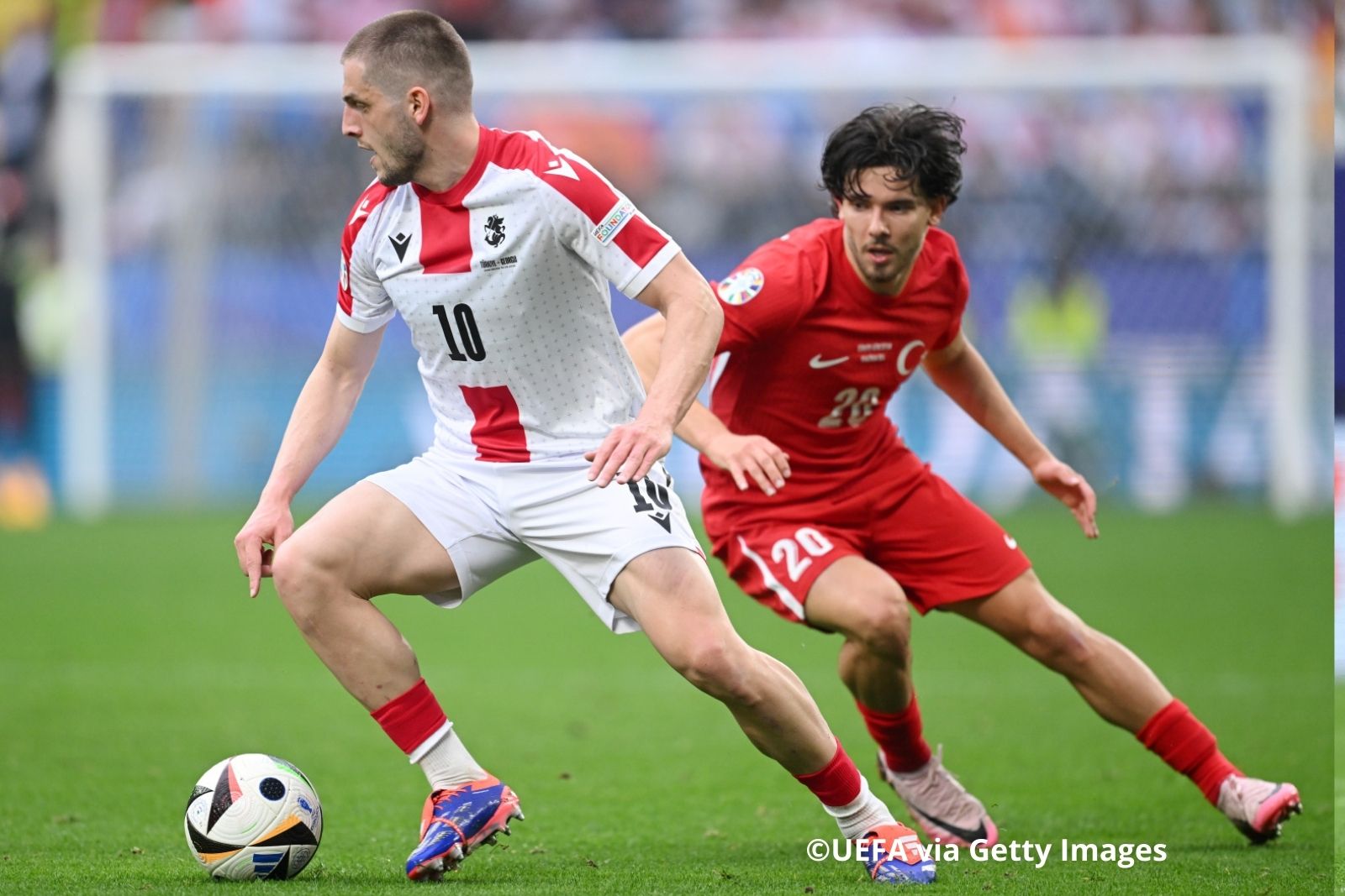 Georgian national debuted at the Euros with a spectacular performance against Turkey