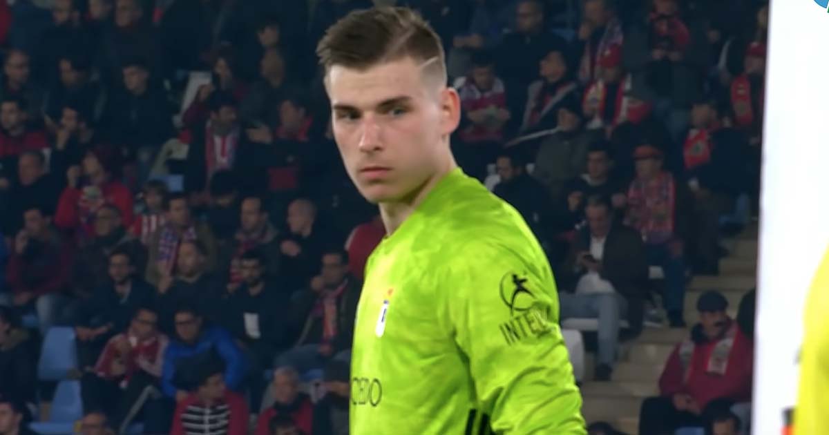 Lunin spoke after defeating Romania